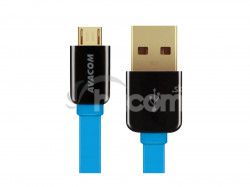 Kbel AVACOM MIC-40B USB - Micro USB, 40cm, modr DCUS-MIC-40B