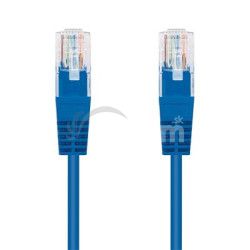 Kábel C-TECH patchcord Cat5e, UTP, modrý, 5m CB-PP5-5B