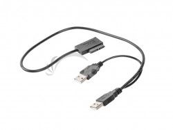 Kbel CABLEXPERT adaptr USB na Slim SATA SSD, DVD A-USATA-01
