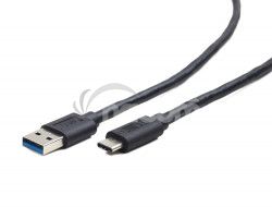 Kbel CABLEXPERT USB 3.0 AM na Type-C kbel (AM / CM), 1,8m, ierny CCP-USB3-AMCM-6