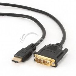 Kbel HDMI-DVI 0,5m, M / M tie., Pozlten konekt. 1.3 CC-HDMI-DVI-0.5M