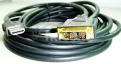 Kbel HDMI-DVI 3m, M / M tie., Pozlten kontakty 1.3 CC-HDMI-DVI-10
