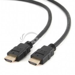 Kábel HDMI-HDMI M / M 0,5m zlac. konektory 2.0, čierny CC-HDMI4-0.5M
