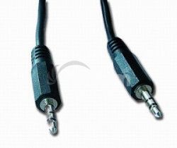 Kábel prípojný jack 3,5mm M / M, 1,2m, audio CCA-404