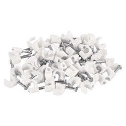 K�blov� pr�chytka 6 mm, biela, 50 ks 50ks A2822