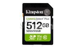 Kingston Canvas Select Plus/SDXC/512GB/UHS-I U3 / Class 10 SDS3/512GB