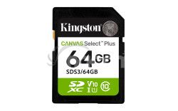 Kingston Canvas Select Plus/SDXC/64GB/UHS-I U1 / Class 10 SDS3/64GB