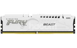 Kingston FURY Beast EXPO/DDR5/16GB/6400MHz/CL32/1x16GB/White KF564C32BWE-16