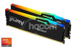 Kingston FURY Beast EXPO/DDR5/32GB/5200MHz/CL36/2x16GB/RGB/Black KF552C36BBEAK2-32
