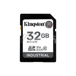 32GB SDHC Kingston Industrial C10 U3 V30 pSLC SDIT/32GB