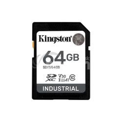64GB SDXC Kingston Industrial C10 U3 V30 pSLC SDIT/64GB