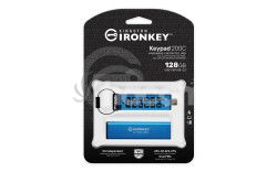 128GB Kingston Ironkey Keypad 200C FIPS 140-3 Lvl3 IKKP200C/128GB