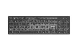 Kl�vesnica C-TECH KB-201-BL, n�zkoprofilov�, KB-201-BL