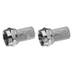 Konektor F vidlica pre koax CB50, CB100 2ks K7331.2