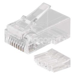 Konektor RJ45 pre UTP kbel (drt), priehadn 20ks K0103
