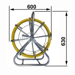 Lamintov naahovacie pro "kobra" 6mm 100m