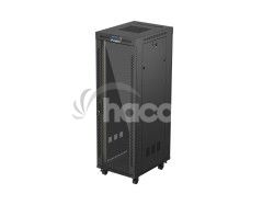 LANBERG 19" VO�NE STOJ�CA RACKOV� SKRI�A 37U/600X800 (FLAT PACK) S PRESKLEN�MI DVERAMI LCD �IERNA FF01-6837-12BL