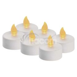 LED dekorcia  6x ajov svieka biela, 6x CR2032, vntorn, vintage 6ks DCCV11