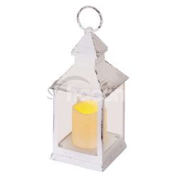 LED dekorcia  lamp antik biela blikajca, 3x AAA, vntorn, vintage, asova DCLV01