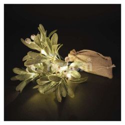 LED dekorcia - vetvika jmel, 2x AA, tepl bl, asova DCTW29