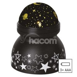 LED dekoratvny projektor  vesmr, 3 AAA vnt. DCPW05