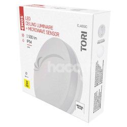 LED prisad. svietidlo Tori s pohyb. senz.,kr. 15W n.b., IP54 ZM4328