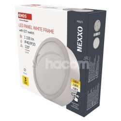 LED prisaden svietidlo, kruhov, biele, 12,5W, CCT ZM5133