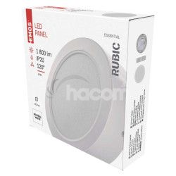 LED svietidlo 2v1 RUBIC, kruhov, biele, 18W, neutrlna biela ZM5442