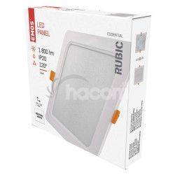 LED prisaden� svietidlo RUBIC, �tvorcov�, biele, 18W, neutr�lna biela ZD2442