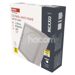 LED prisaden svietidlo, tvorec, biele, 12,5W, CCT ZM6133