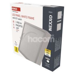 LED prisaden svietidlo, tvorec, biele, 21W, CCT ZM6143