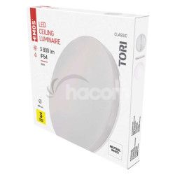 LED prisaden svietidlo TORI, kruhov biele 36W neutrlna b.,IP54 ZM4325