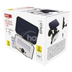 LED reflektor solrny SPILO so senzorom pohybu, neutrlna biela ZG132S