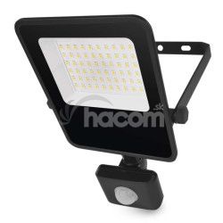 LED reflektor VISIO s pohybovm idlom, 30 W, neutrlna biela, iern ZS2933