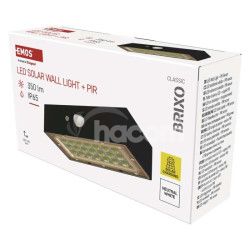 LED sol�rne svietidlo BRIXO so senzorom pohybu, neutr�lna biela ZG162S