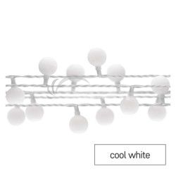 LED svet. cherry reaz  guliky 2,5cm, 4 m, vonkajia aj vntorn, studen biela, asova D5AC01