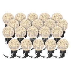 LED sveteln reaz  20x prty iarovky, 7,6 m, vonkajia aj vntorn, tepl biela DCPW07