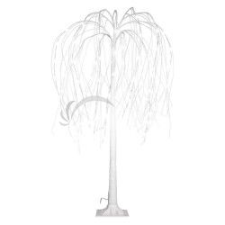 LED svietiaci stromek, 120 cm, vonk. a vnt., studen biela DCTC04