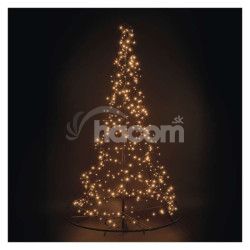 LED svietiaci stromek, 180 cm, vonk. a vnt., tepl biela DCTW32