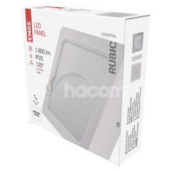 LED svietidlo 2v1 RUBIC, �tvorcov�, biely, 18W, neutr�lna biela ZM6442