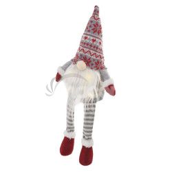 LED vianon kriatok sediaci, 27 cm, 3 AA, vnt., tepl biela DCFW03