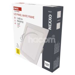 LED vstavan svietidlo NEXXO, tvorec, biely, 18W, neutrlna biela ZD2145