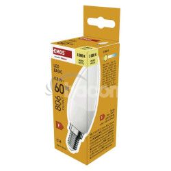 LED iarovka Basic Candle E14 / 8,8 W (60 W) / 806 lm / Tepl biela ZL3F47