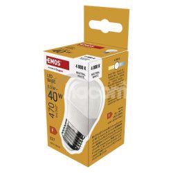 LED iarovka Basic Mini Globe / E27 / 5,5 W (40 W) / 470 lm / Neutrlna biela ZL6F23