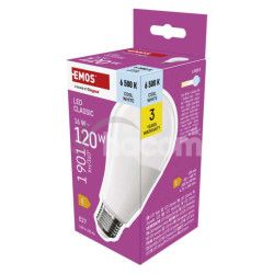 LED iarovka Classic A70 / E27 / 16 W (120 W) / 1901 lm / Studen biela ZQ5E74