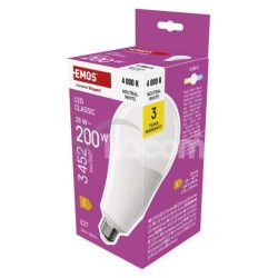 LED iarovka Classic A95 / E27 / 28 W (200 W) / 3452 lm / Neutrlna biela ZQ5E93