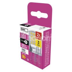 LED iarovka Classic JC / G9 / 4 W (40 W) / 470 lm / neutrlna biela 2ks ZQ9545.2
