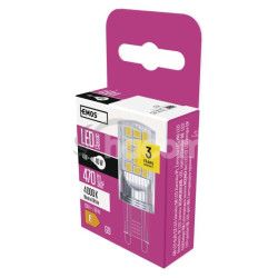 LED iarovka Classic JC / G9 / 4 W (40 W) / 470 lm / neutrlna biela ZQ9545