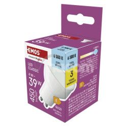 LED �iarovka Classic MR16 biela/ GU10 / 4 W (39 W) / 450 lm / Studen� biela ZQ8E24