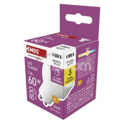 LED iarovka Classic MR16 / GU10 / 7 W (60 W) / 800 lm / neutrlna biela / stmievaten ZQ8E44S